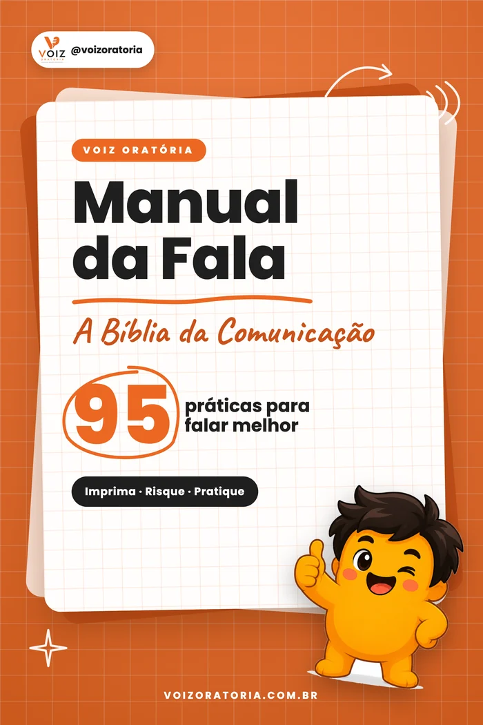 Capa do Manual da Fala: A Bíblia da Comunicação, 95 práticas para falar melhor