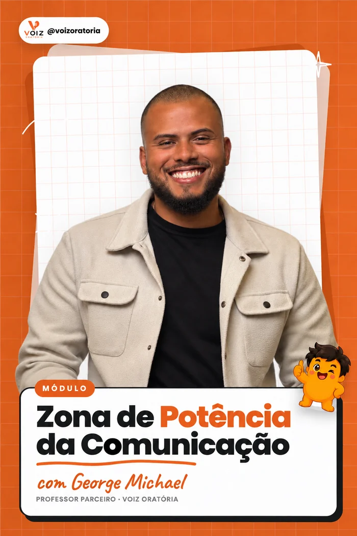 Capa do módulo Zona de Potência da Comunicação com George Michael